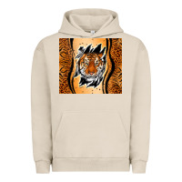 Pigment French Oak tiger scratch mark Urban Hoodie - RanaPortraitStore
