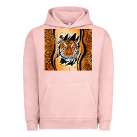 Pigment Salmon tiger scratch mark Urban Hoodie - RanaPortraitStore