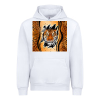 White tiger scratch mark Urban Hoodie - RanaPortraitStore