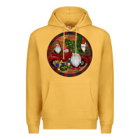 Mustard Gnome Truck Christmas Premium Hoodie - RanaPortraitStore