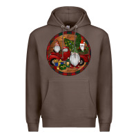 Coffee Gnome Truck Christmas Premium Hoodie - RanaPortraitStore