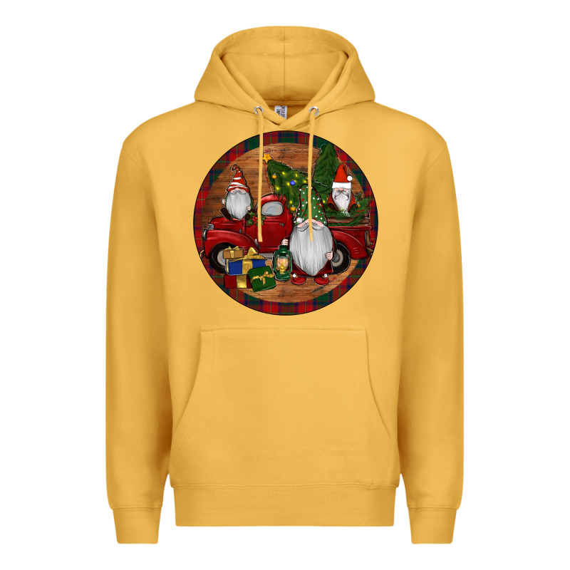 Gnome Truck Christmas Premium Hoodie by RanaPortraitStore | Teevron