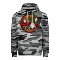 Slate Camo Gnome Truck Christmas Premium Hoodie - RanaPortraitStore