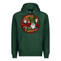 Sports Green Gnome Truck Christmas Premium Hoodie - RanaPortraitStore