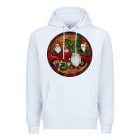 White Gnome Truck Christmas Premium Hoodie - RanaPortraitStore