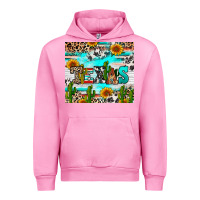 Fuchsia Pink texas Urban Hoodie - RanaPortraitStore