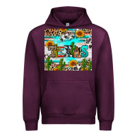 Mauve Wine texas Urban Hoodie - RanaPortraitStore