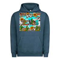 Pigment Midnight Navy texas Urban Hoodie - RanaPortraitStore