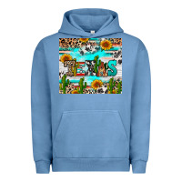 Pigment Pebble Blue texas Urban Hoodie - RanaPortraitStore