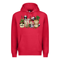 Cardinal panda coffee cups Premium Hoodie - texasbilliewilder