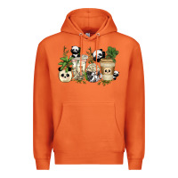 Carrot panda coffee cups Premium Hoodie - texasbilliewilder