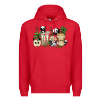 Red panda coffee cups Premium Hoodie - texasbilliewilder