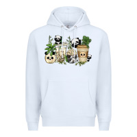 White panda coffee cups Premium Hoodie - texasbilliewilder