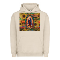 Pigment French Oak sunflower serape lady of guadalupe Urban Hoodie - RanaPortraitStore