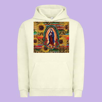 Urban Hoodie sunflower serape lady of guadalupe