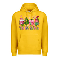 Lemon pink christmas 'tis the season gnome Premium Hoodie - Zillion Design Studio