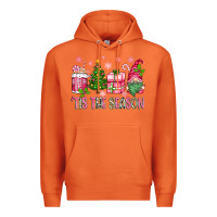 Carrot pink christmas 'tis the season gnome Premium Hoodie - Zillion Design Studio