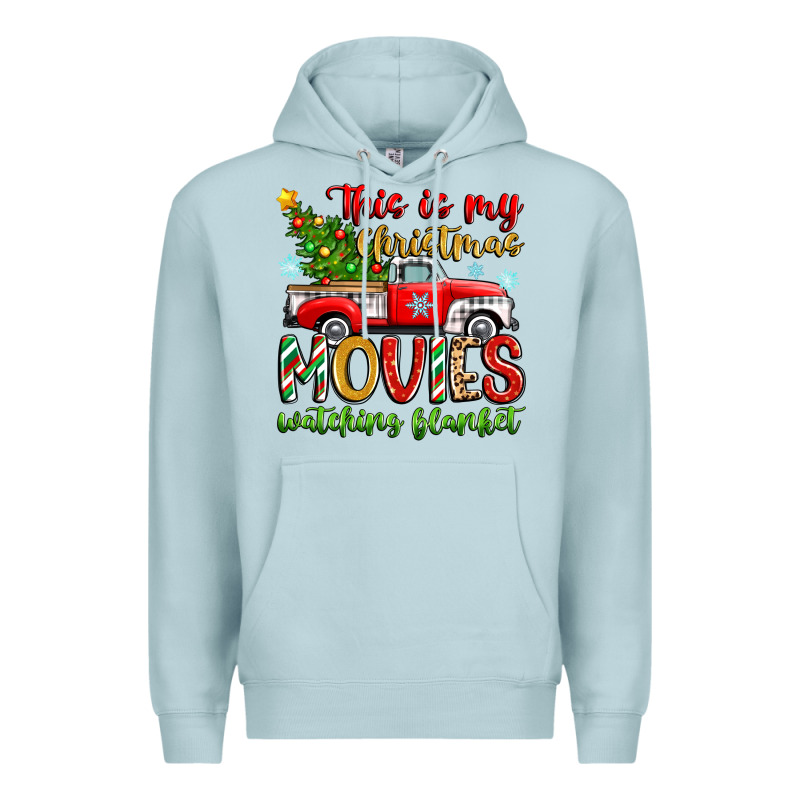 This Is My Christmas Movies Watching Blanket Premium Hoodie by Zillion Design Studio | Teevron