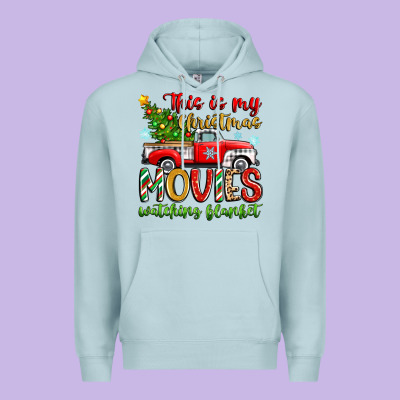 This Is My Christmas Movies Watching Blanket Premium Hoodie Designed By Zillion Design Studio