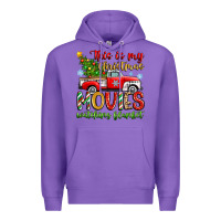 Purple this is my christmas movies watching blanket Premium Hoodie - Zillion Design Studio
