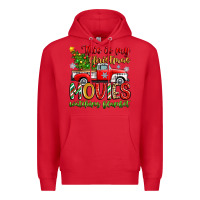 Red this is my christmas movies watching blanket Premium Hoodie - Zillion Design Studio