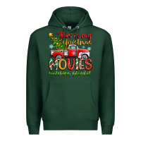 Sports Green this is my christmas movies watching blanket Premium Hoodie - Zillion Design Studio