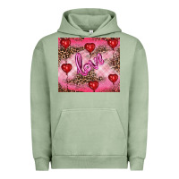 Pigment Oil Green valentines day love Urban Hoodie - RanaPortraitStore