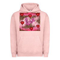 Pigment Salmon valentines day love Urban Hoodie - RanaPortraitStore