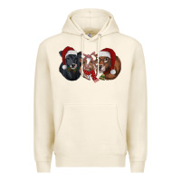 Tofu Christmas Cows Premium Hoodie - RanaPortraitStore