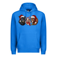 True Royal Christmas Cows Premium Hoodie - RanaPortraitStore