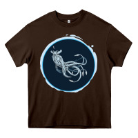 Chocolate Brown Sea Emperor Transparent Graphic Heavy Core Tee - Bettercallsaul