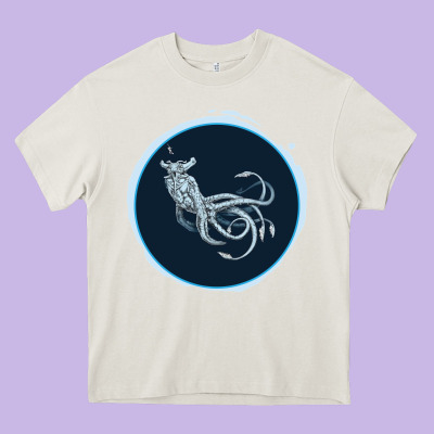 Sea Emperor Transparent Graphic Heavy Core Tee Designed By Bettercallsaul