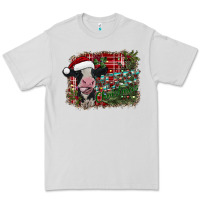 Dove Grey merry christmas cow Premium Tee - CowhideDigitalArt