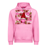 Fuchsia Pink valentines day gnomes Urban Hoodie - RanaPortraitStore