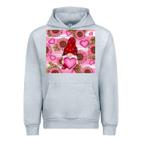 Heather Grey valentines day gnomes Urban Hoodie - RanaPortraitStore
