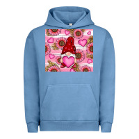 Pigment Pebble Blue valentines day gnomes Urban Hoodie - RanaPortraitStore