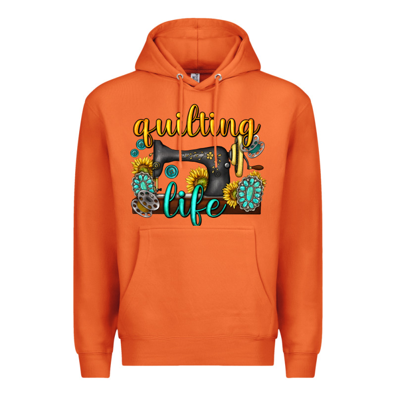 Quilting Life Western Premium Hoodie by texasbilliewilder | Teevron
