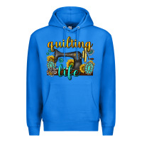 True Royal quilting life western Premium Hoodie - texasbilliewilder