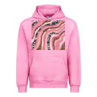 Fuchsia Pink valentines day watercolor Urban Hoodie - RanaPortraitStore