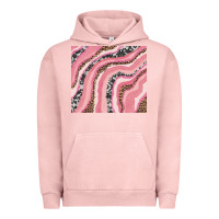 Pigment Salmon valentines day watercolor Urban Hoodie - RanaPortraitStore
