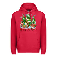 Cardinal merry christmas rabbits Premium Hoodie - Zillion Design Studio