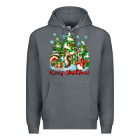Rock merry christmas rabbits Premium Hoodie - Zillion Design Studio