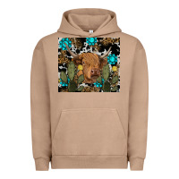 Pigment Burro western cow Urban Hoodie - RanaPortraitStore
