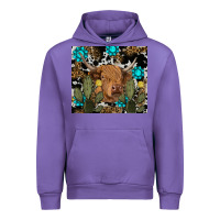 Tulip western cow Urban Hoodie - RanaPortraitStore