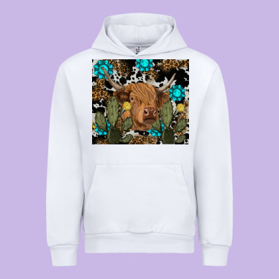 Urban Hoodie western cow