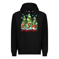 Black merry christmas rabbits Premium Hoodie - Zillion Design Studio