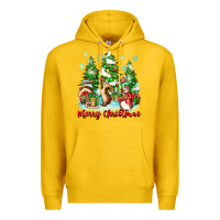 Lemon merry christmas rabbits Premium Hoodie - Zillion Design Studio