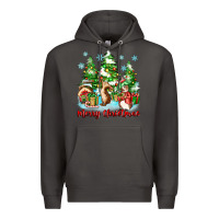 Smoke merry christmas rabbits Premium Hoodie - Zillion Design Studio