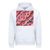White valentines day pinky Urban Hoodie - RanaPortraitStore
