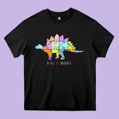 Titi Pretty Art Love And Accept Heavy Core Tee Designed By Cowhidedigitalart